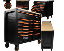 Carrello Da Officina 12 Cassetti Mobile Con Chiusura Centrale 112 X 48 Cm