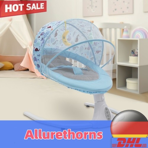 Altalena elettrica blu sedia - blu, a
