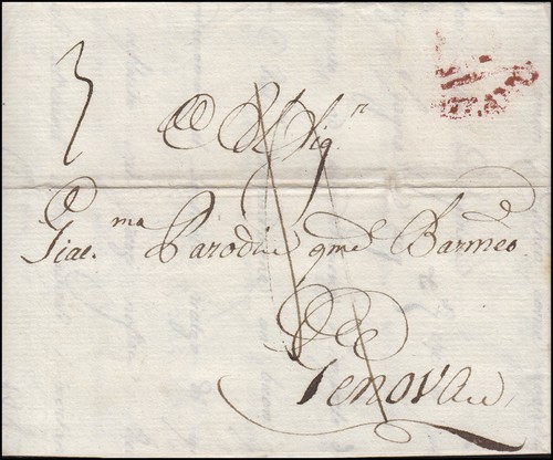 Italia lettera prefilatelia