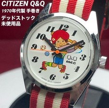 Orologio vintage CITIZEN Q Q MEC carica manuale anni 70 fondo di magazzino prodotto in Giappone nuovo