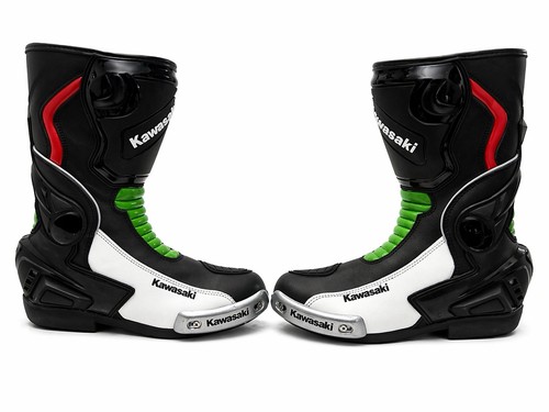 Stivali moto pelle kawasaki - moto,