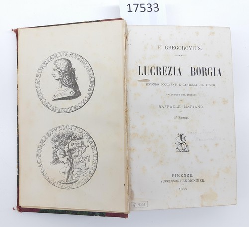 Gregorovius lucrezia borgia - f.,