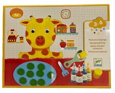 Set 4 Quadri Pittura Spugna