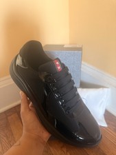 Prada Black Leather American
