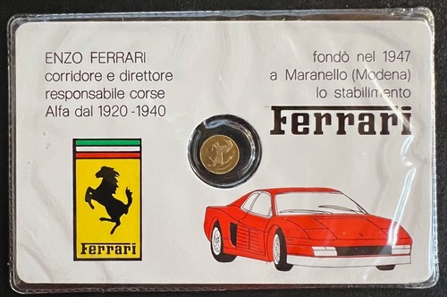Card commemorativa ferrari - card, "ferrari