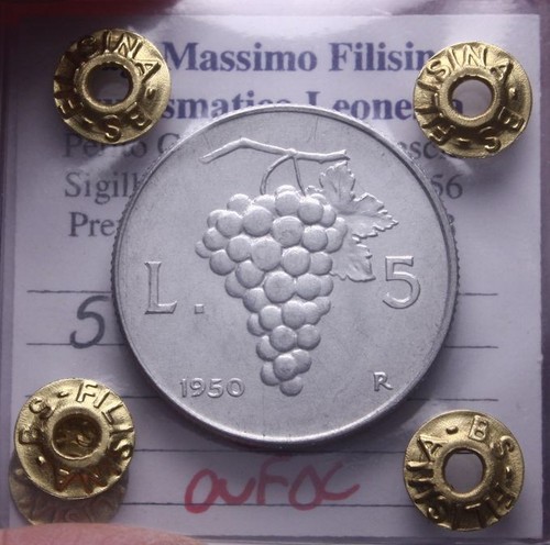 Italia repubblica 5 lire - italia,