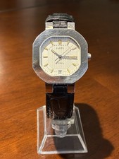 OROLOGIO UOMO CLERC CHRONOMETER 9802 SWISS AUTOMATICO DATA - Prezzo nuovo!!