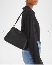 Borsa a tracolla TORY BURCH Perry in pelle con zip orig $400 nuova con etichetta