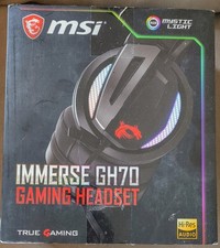 MSI Cuffie Gaming  7.1 GH70 RGB, USB  come nuove (meglio di GH50, GH60)