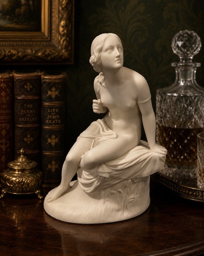 Antica statuina porcellana