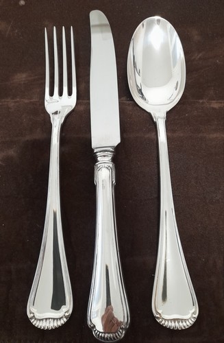 Set posate pezzi argento - posate,