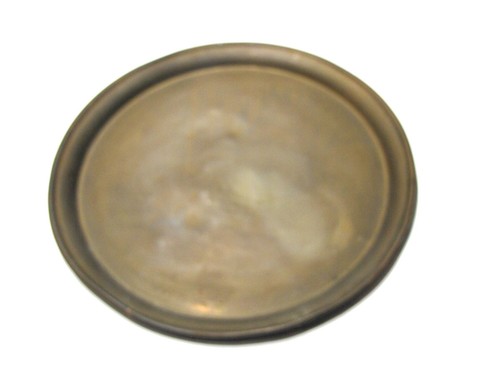 Piatto antico ottone liscio - piatto,