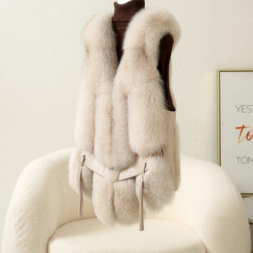 Gilet donna vera pelliccia - , di