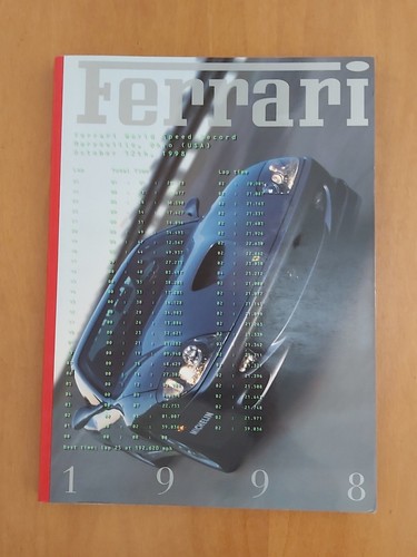 Ferrari 1998 yearbook annuario - ferrari,