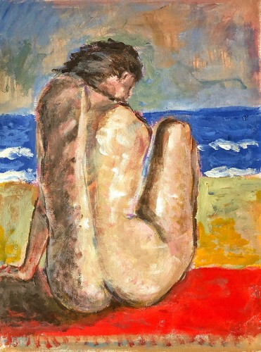 Nudo donna olio su - di, donna”