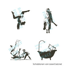 BANKSY Ucraina Set di stencil