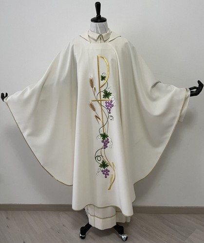 Casula bianca ricamata white - casula,