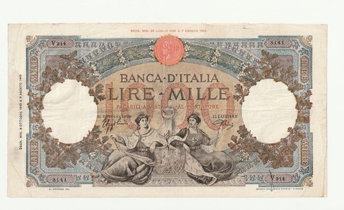1000 lire tipo capranesi - lire,