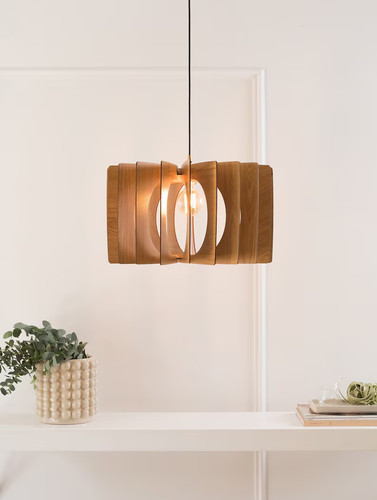 Plafoniera legno lampada - lampada, a