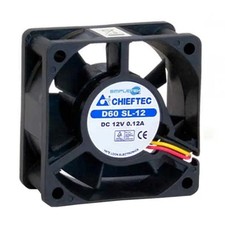 CHIEFTEC D60 SL-12 VENTOLA AF-0625S 60MM 6CM CONNETTORE 3 PIN DISSIPATORE CASE