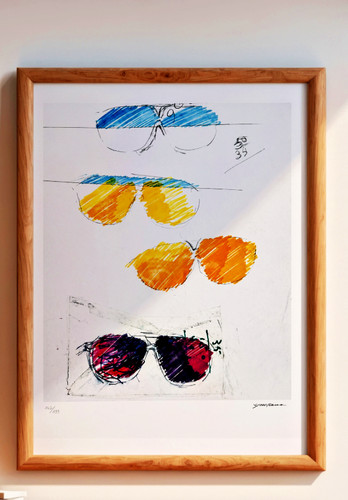 Mario schifano occhiali 1997 - schifano, "occhiali"