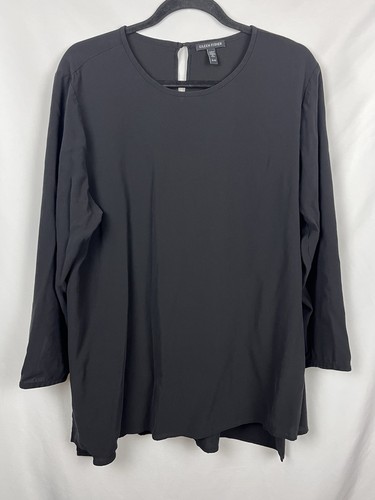 Camicia eileen fisher nera - fisher,