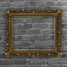 Antica cornice legno dorata - in,