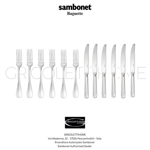 Sambonet baguette acciaio - -baguette,