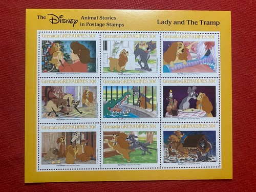 Walt disney stamps - walt,