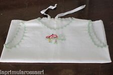 CAMICINO VINTAGE DELLA FORTUNA PER NEONATO - CAMICINA CON RICAMO ESEGUITO A MANO