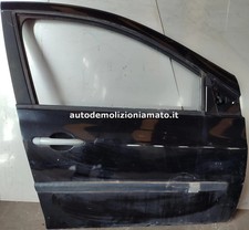 Porta anteriore dx Renault Clio 3a serie 07 nero (presenza graffi)NUDA 1.2 16V 4