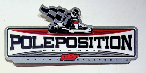 Adesivo pole position raceway - adesivo,