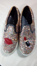 sneaker donna Chiara Ferragni taglia 6 lusso italiano ottimo design effetto glitter