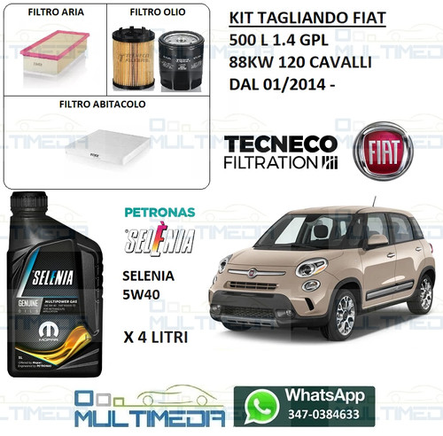 Kit tagliando olio selenia - kit,
