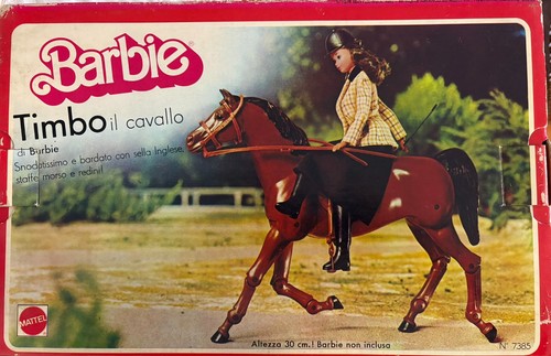 Barbie mattel timbo - barbie, cavallo