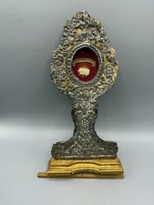 Rel. in argento sbalzato  su legno dorato ad oro zecchino  di S.Pantaleone Medic