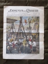 La Domenica del Corriere 26 Giugno 1910 Campanile S. Marco Papa Tigre Cannone