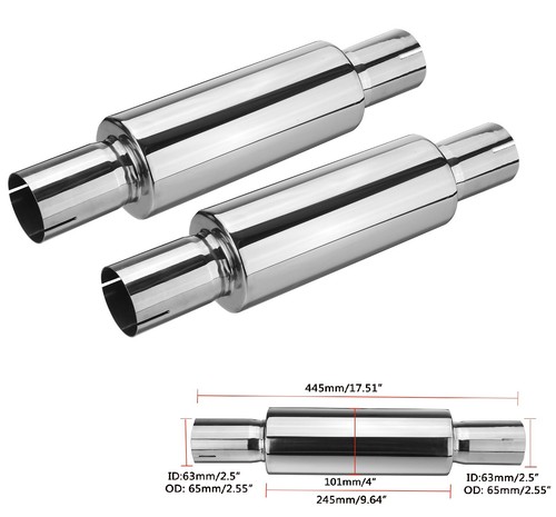 63mm silenziatore scarico - 63mm, 2