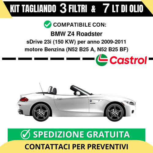 Tagliando per bmw roadster - per,