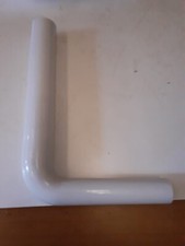 TUBO SCARICO CASSETTA PLASTICA BIANCA BRACCIO 32X20 CM Ø50X40