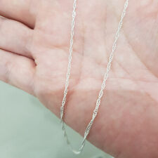 CATENINA GIROCOLLO DONNA UOMO ARGENTO 925% RODIATO COLLANA COLLO