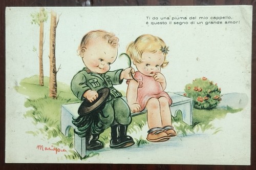 Cartolina illustrata bambini - illustrata,