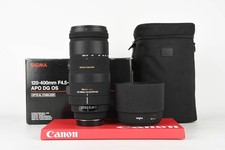 Sigma 120-400mm f 4.5-5.6 APO DG OS Canon  + 2 ANNI DI GARANZIA  - 2 YEARS WA...