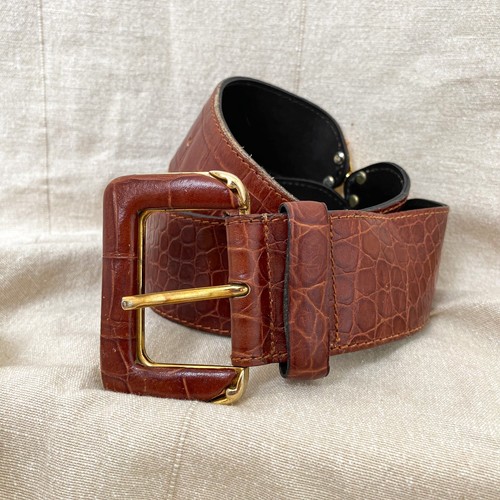Cintura vintage pelle - cintura,