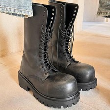 Stivali metà polpaccio punta