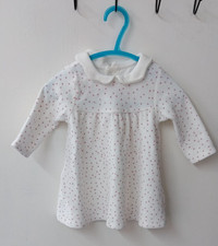 Abito M&S Velluto 0-3 Mesi