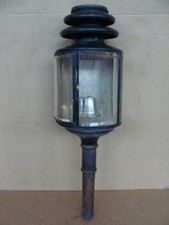 Faro da carrozza Fratelli Carello Torino lanterna carburo candela old 