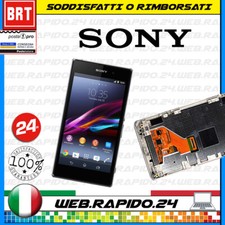 DISPLAY LCD+TOUCH SCREEN+FRAME SONY XPERIA Z1 L39H C6903 VETRO SCHERMO BIANCO