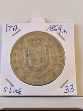 Scegli ITALIA REGNO 5 LIRE dal 1869 al 1877 SCUDO ARGENTO VITT. EM. II SILVER