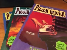 PICCOLI BRIVIDI di R.L. STINE - LOTTO DI 3 NUMERI con adesivi - MONDADORI